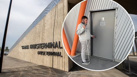 Tallinna Sadama kruiisiterminali pimedate juhttee viib WC asemel tupikusse
