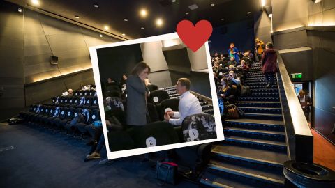 Armastuse lugu kinos: mehele tehtud avaldus Tallinna Artise kinosaalis