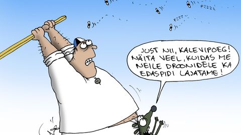Eesti droonitõrje mehistub pärast Põltsamaa juures laskumist