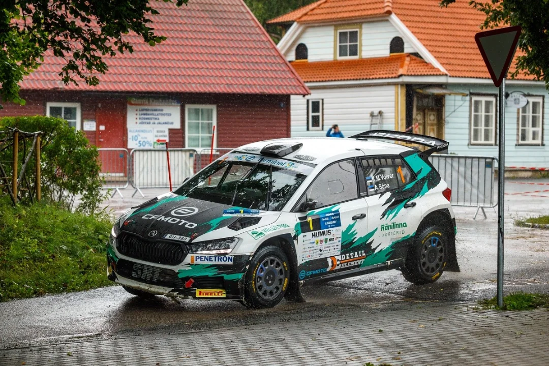 Karl Martin Volver ja Annika Sõna triumfeerisid Paide rallil