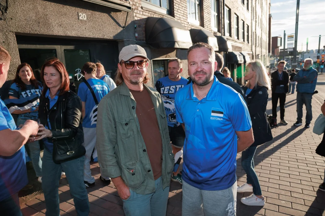 Eesti võrkpallikoondise fännid vallutasid Tampere Nokia Arena