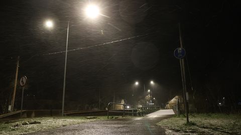 Põhja-Eestis algas intensiivne lumesadu