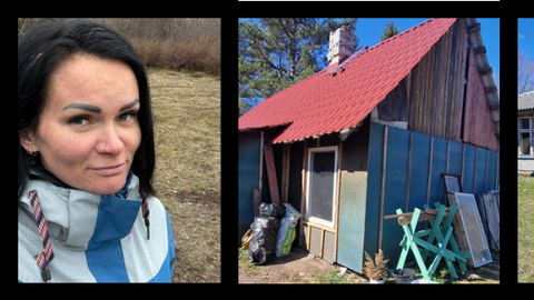 Läänemaal asuva mahajäetud maja ostis Gertu: kolmekesi puukuuris suvel