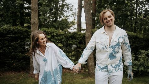 Joshua ja Anett Viinalass tähistavad kaheksat aastat abielus