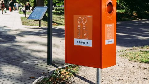 Tallinn paigaldab e-sigaretijäätmete kogumismahutid