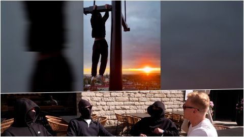 Masked youngsters climb forbidden sites in Tallinn: "Too young and stupid to be afraid"