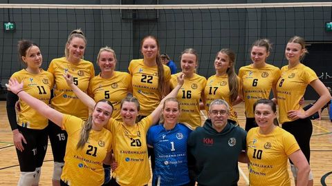 Pärnu võrkpall tähistab ajaloolist võitu