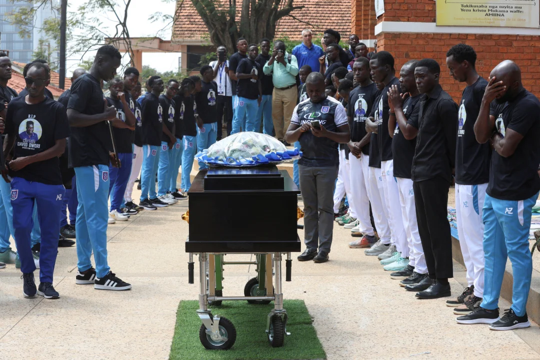 Uganda pealinnas Kampalas tapeti tippjalgpallur David Owori