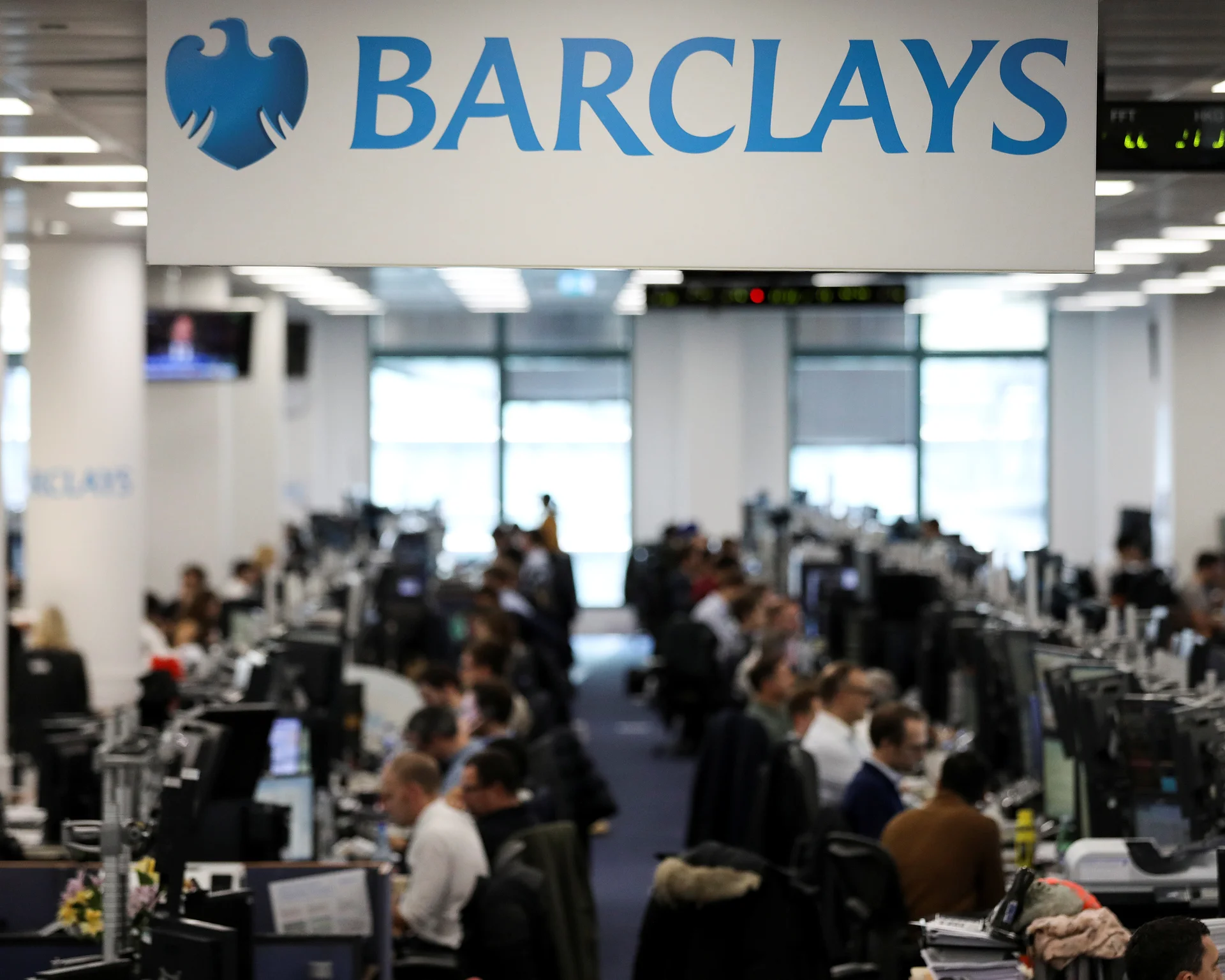 Barclays kasum tõusis Londonis
