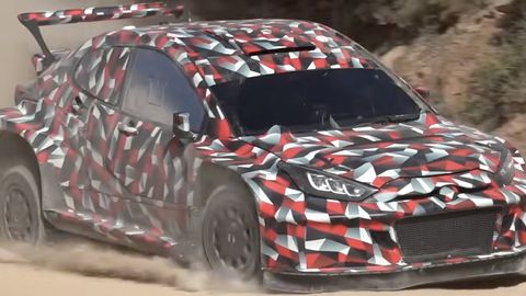 Toyota testis uut Rally1-autot ilma Tänakuta