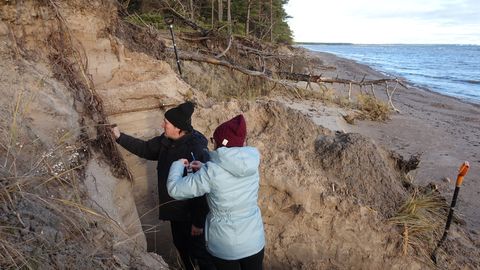 Saaremaa Järve liivajärs paljastab Maa kliimaloo