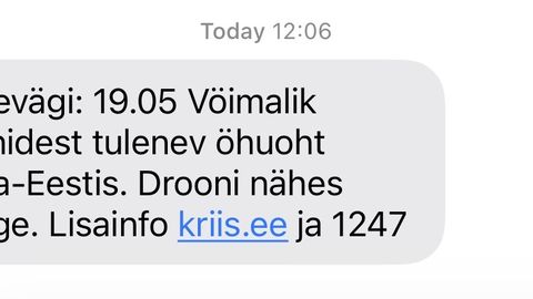 Kaitsevägi hoiatas Lõuna-Eestit drooniohu eest