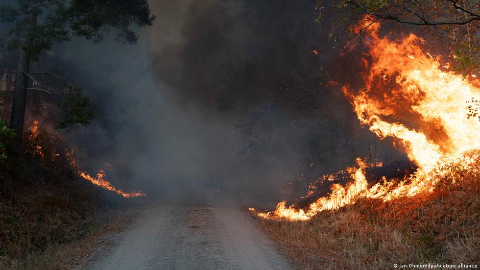 Saksamaal Hürtgeni metsas möllanud maastikupõleng tõstatas päästjate vaimse tervise küsimuse