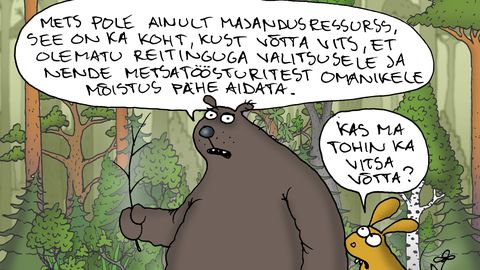 Metsaseaduse muudatused peatasid avaliku surve tõttu