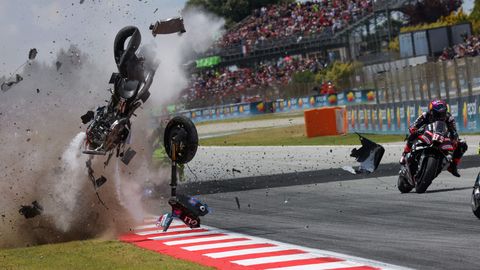 MotoGP Kataloonia etapil juhtus kaks ohtlikku avariid