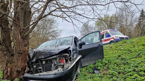 Autojuht põrkas puuga kokku terviserikke tõttu Tartumaal