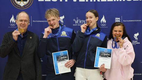 Haapsalu võõrustab epee meistrivõistlusi, Trynova ja Laasik võitsid kulda