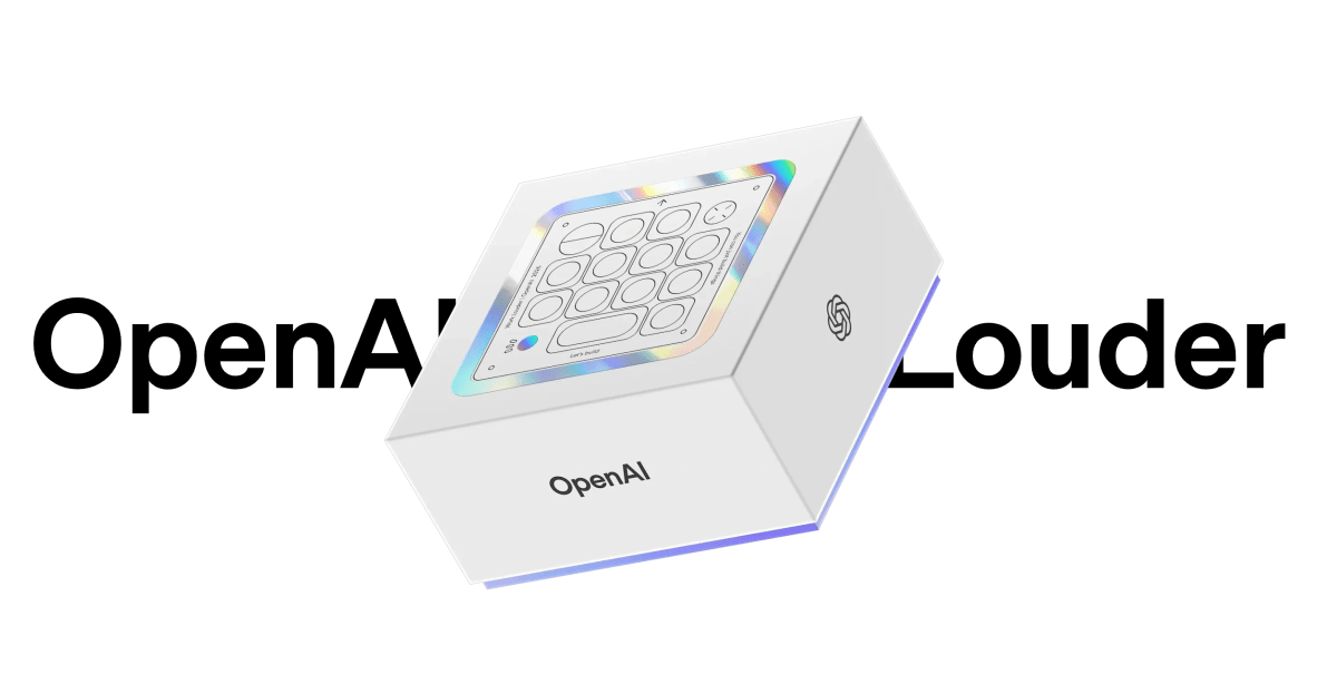 OpenAI siseneb riistvaraturule: 230-dollarine klaviatuur ja uus nutikas kõlar
