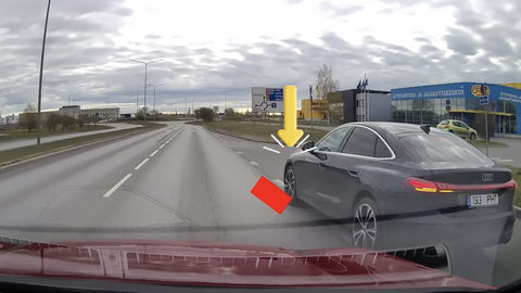 Tartu liiklusvideo: ohtlik manööver või teadlik provokatsiya?