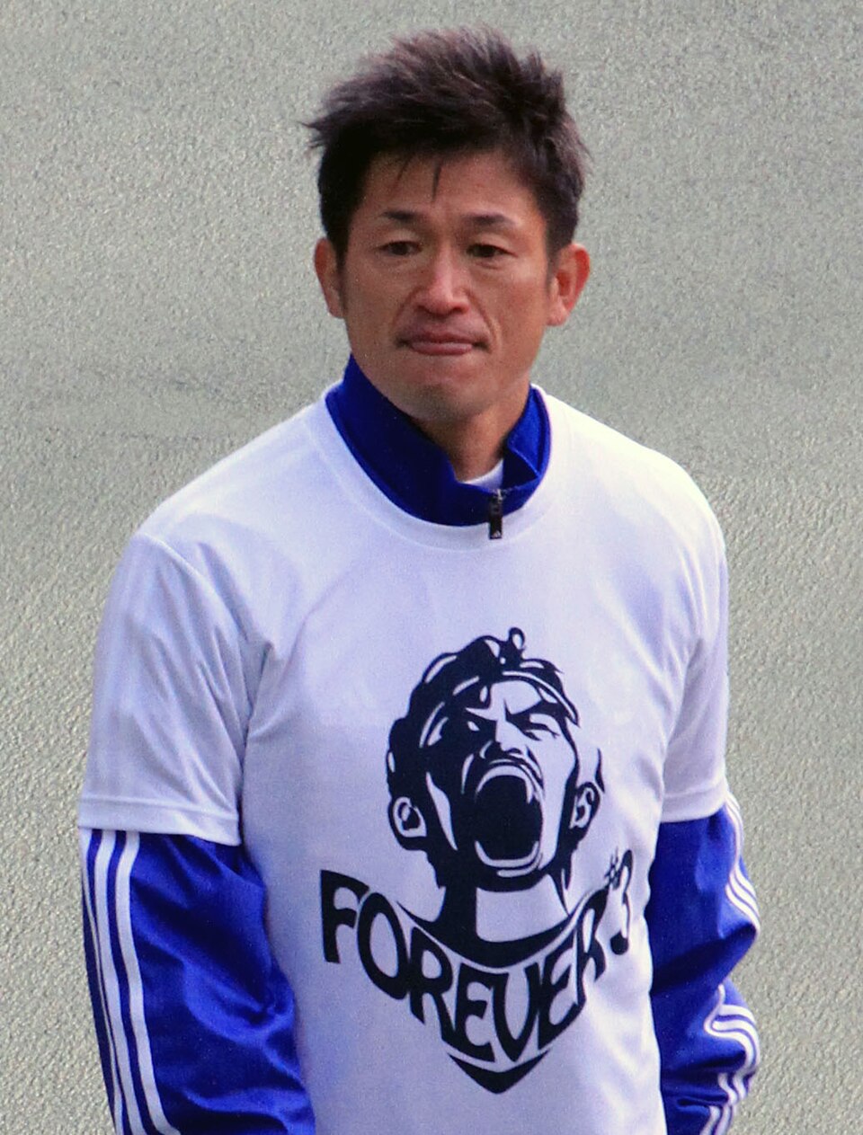 Jaapani jalgpallilegend Kazuyoshi Miura skooris Fukushima karikakohtumises