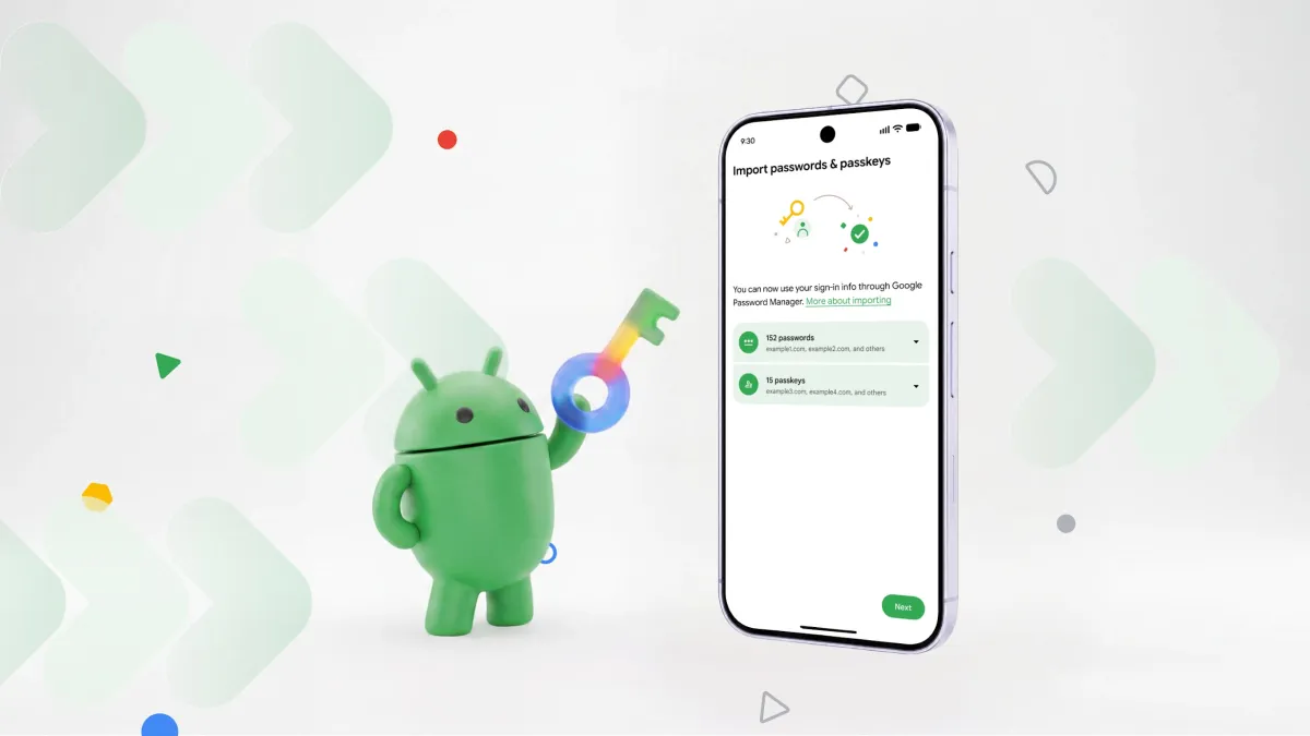 Google muudab Androidi seadmetes paroolihaldurite vahetamise senisest turvalisemaks
