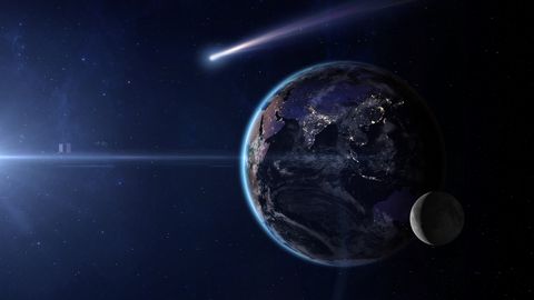 Kuud tabavad asteroidid võivad tekitada ohtu Maale