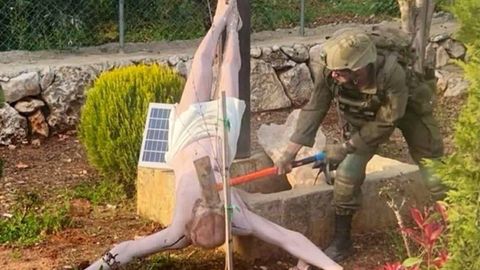 Iisraeli sõdur uurimise all Jeesuse kuju vandaliseerimise pärast
