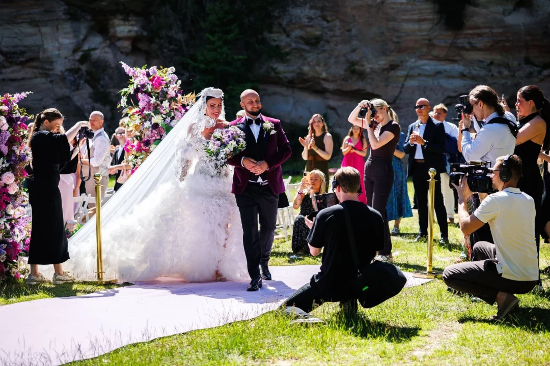 Silvia Ilves and Marek Nõmmik's luxury wedding cost over 250,000 euros