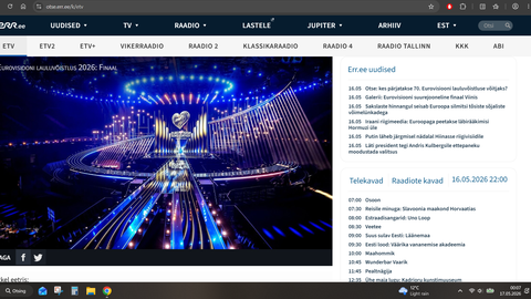 ERR-i Eurovisioon-ülekanne katkestus fännide pettumuse tõttu