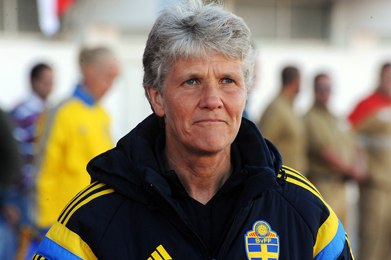 Tipptreener Pia Sundhage: naiste jalgpalli areng Eestis vajab eelkõige õiget keskkonda