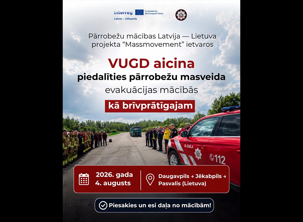 Läti ja Leedu viivad 4. augustil läbi suurõppuse massilise evakuatsiooni harjutamiseks