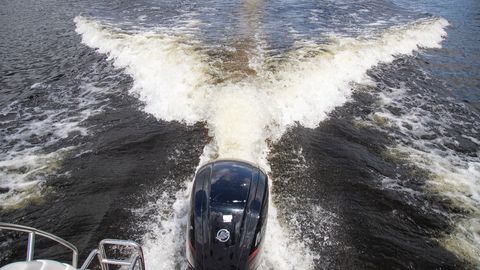 PPA kaater triivs tehnilise rikke tõttu Narva jõel Venemaale