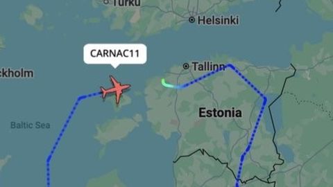 Prantsuse luurelennuk tiirutas Eesti kohal ja kuulas pealt Kalininggradi