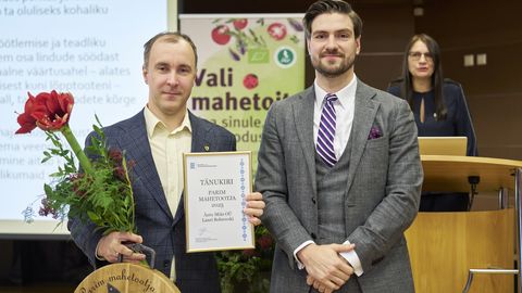 Конкурсы на звание лучшего эстонского производителя органической продукции и лучшего органического продукта принимают заявки