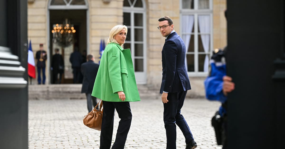Pariisi poliitilised pinged: Marine Le Pen ja Jordan Bardella on eriarvamusel