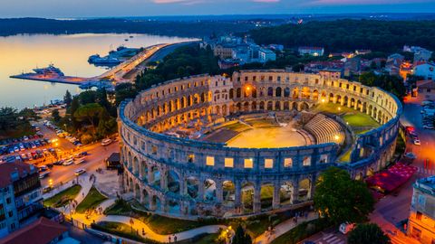 Pula Horvaatias: Euroopa antiikpärl ilma turistide tunglemiseta
