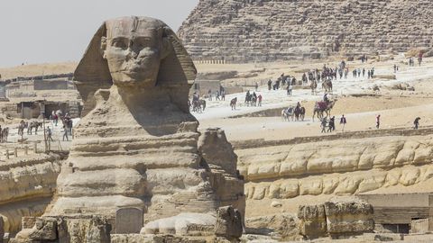 Kas Giza platool peitub teine sfinks? Teadlased erimeelsed