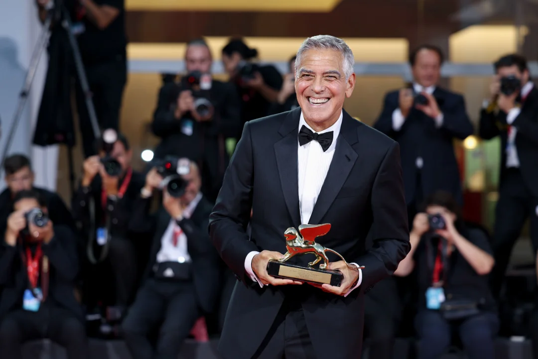 George Clooney pälvis Veneetsias elutööpreemia