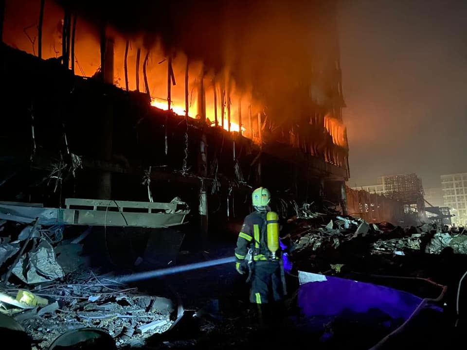 Vene rünnak Dnipro kaubanduskeskusele ja verised löögid üle Ukraina