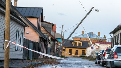 Tormituuled ähvardavad Eestit elektrikatkestustega