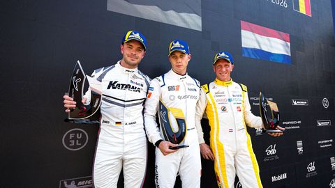 Eesti sõitja Reimann võitis Porsche Cupi etapi Belgias