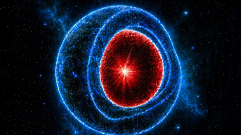 Cosmologists: A dying star's heart may give birth to a new universe