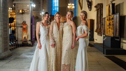 Katrin Kuldma esitles oma kollektsiooni glamuursel moeetenduses Niguliste kirikus