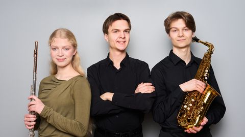 Pianist Havryil Sydoryk performs his own concert at Tallinn Music and Ballet School