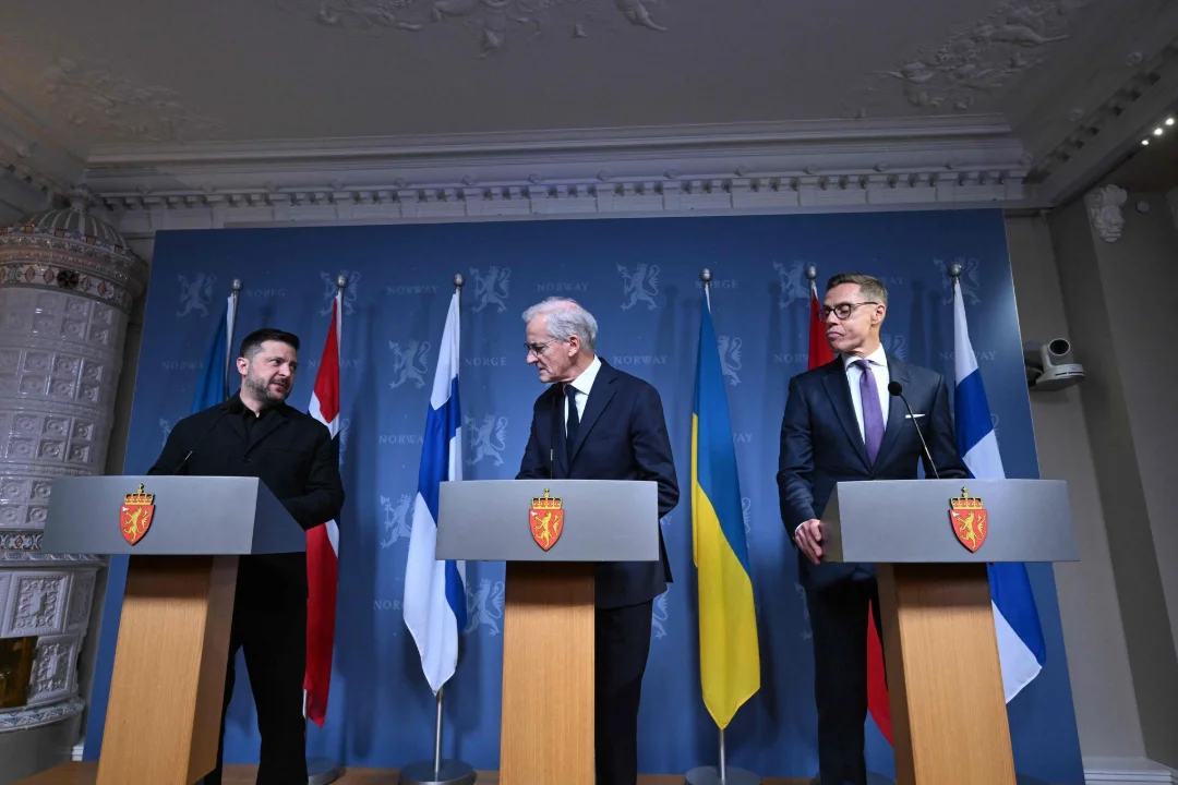 Zelenskõi kohtus Oslos liitlastega
